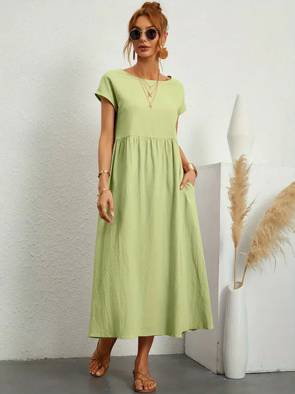 Gabriela™ | Abito midi fluido dall’eleganza senza tempo