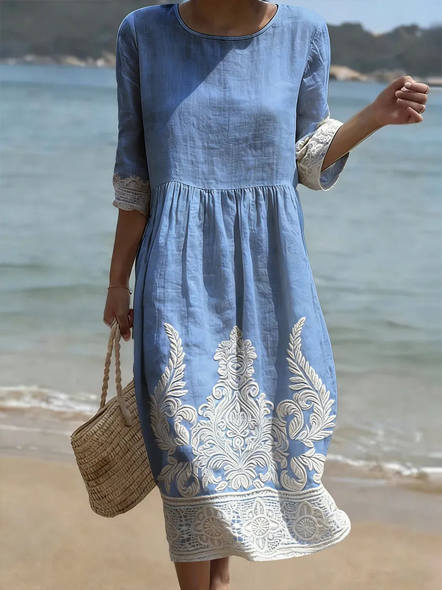 Ambra | Abito Floreale Elegante