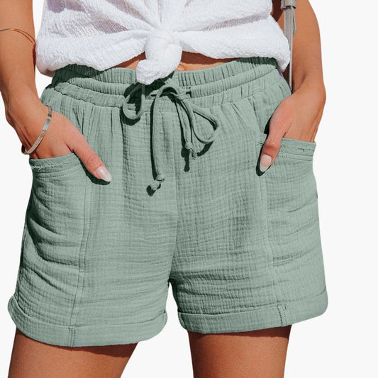 Emma | Eleganti Pantaloni Corti Casual con Coulisse