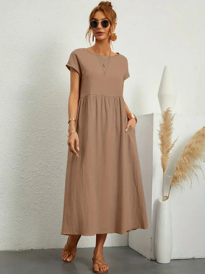 Gabriela™ | Abito midi fluido dall’eleganza senza tempo
