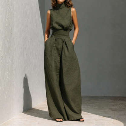 Maria - Top e Pantaloni a Gamba Larga
