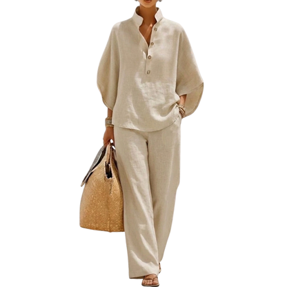 Mariel™ | Completo Leggero in Cotone e Lino