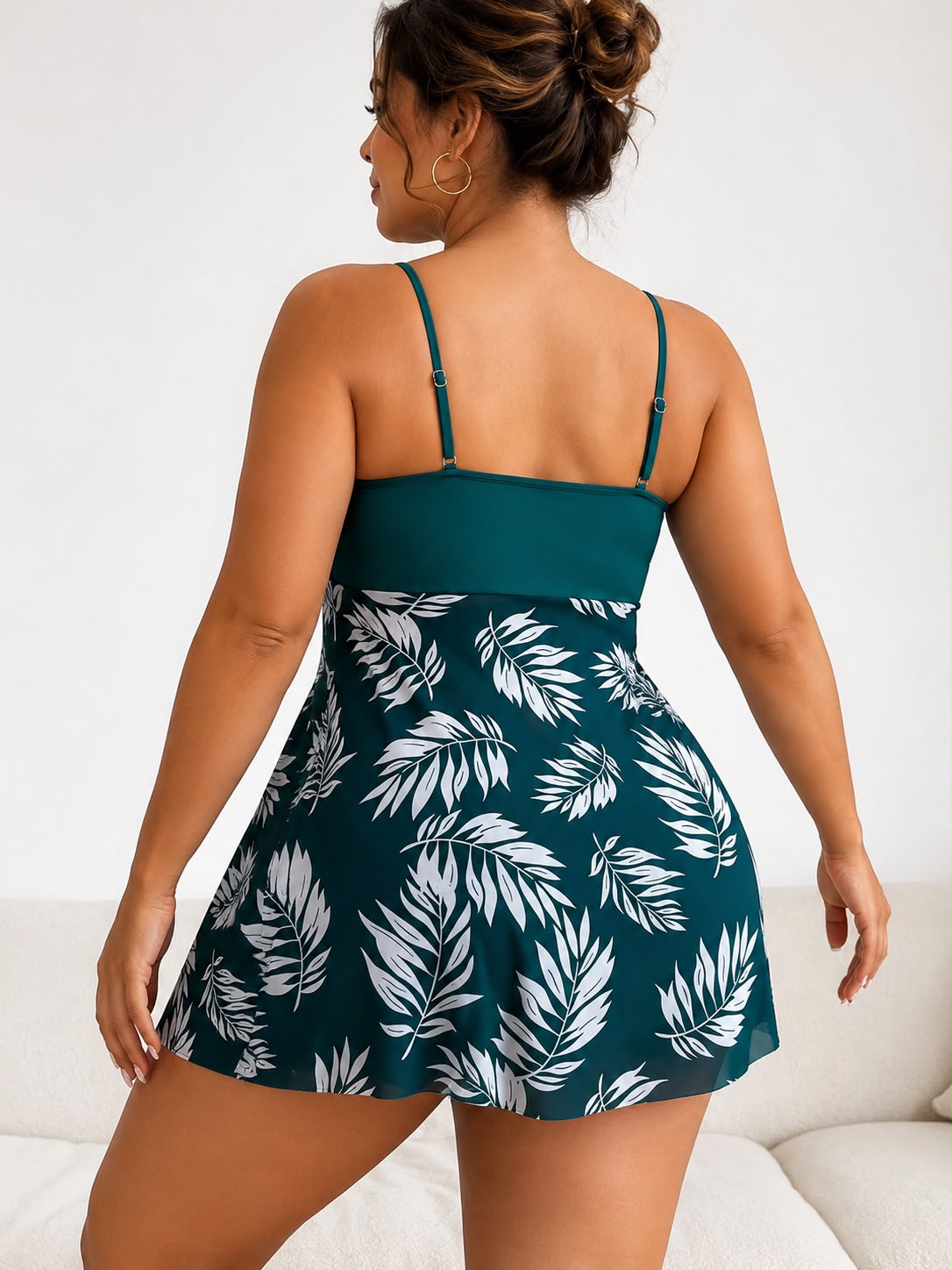 Soleskin | Tankini Elegante con Gonnellina e Controllo Addominale
