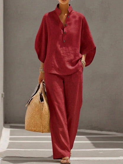 Mariel™ | Completo Leggero in Cotone e Lino