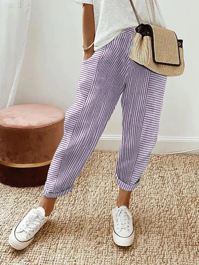 Lola | Pantaloni Estivi Casual a Taglio Ampio